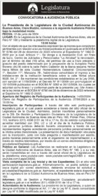 Convocatoria a Audiencia Pública | Renovación por 10 años del permiso de uso gratuito del predio que utiliza el Centro de Jubilados y Pensionados “La Amistad”