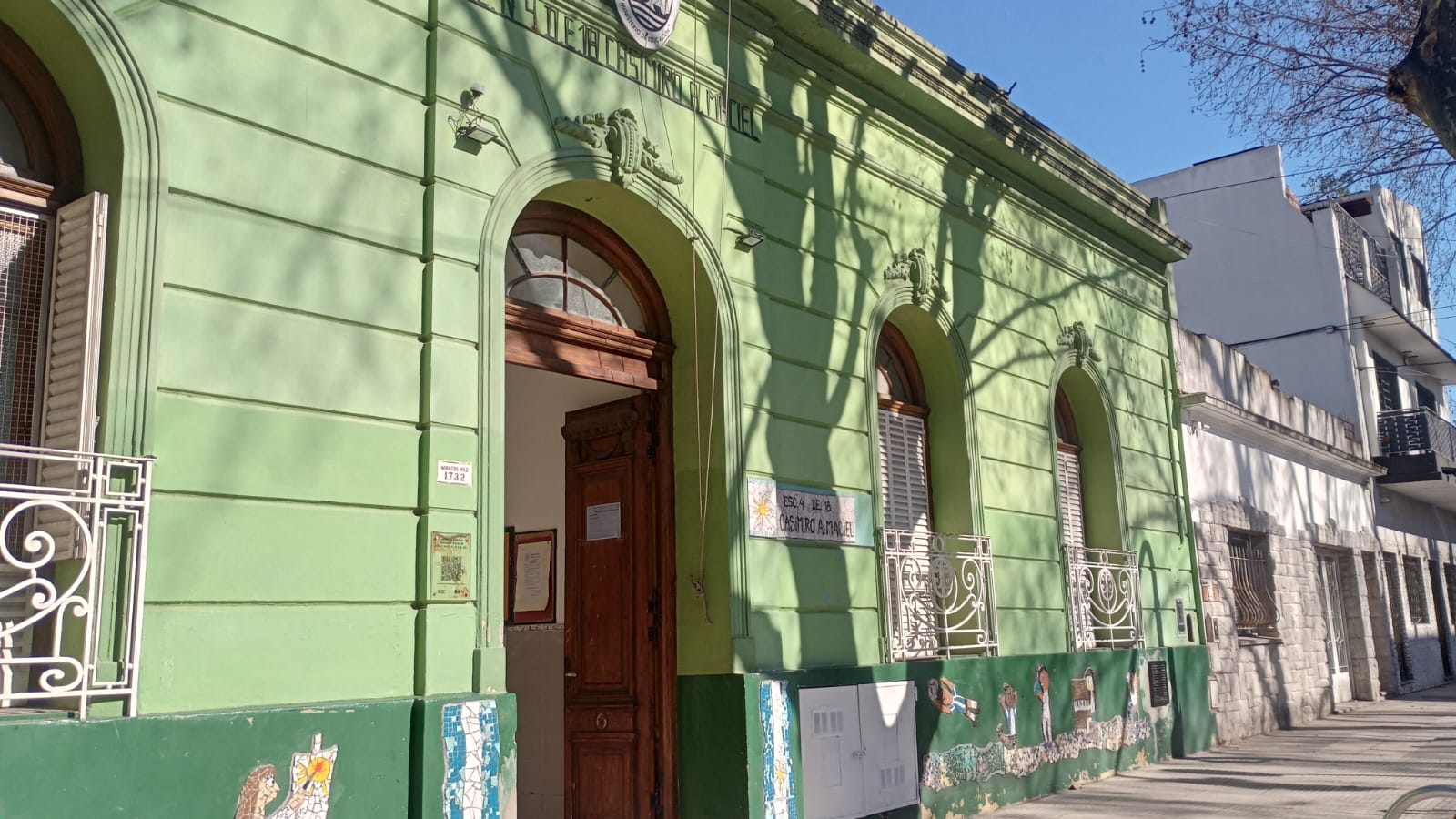 Monte Castro: culminaron las obras en el edificio de la Escuela Maciel, tras el derrumbe de abril