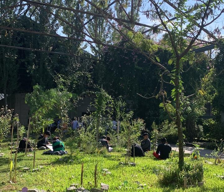 Un espacio de memoria convertido en aula verde | El trabajo de La Candelaria en el ex Olimpo