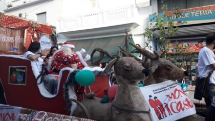 Papá Noel llega a Monte Castro