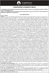 Convocan a audiencia pública por el destino del Predio Rocca