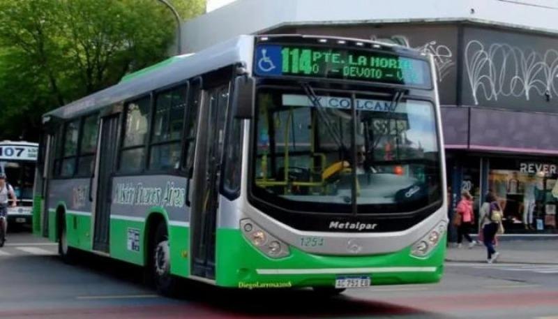 La línea 114 suma un nuevo ramal y llegará hasta Aeroparque