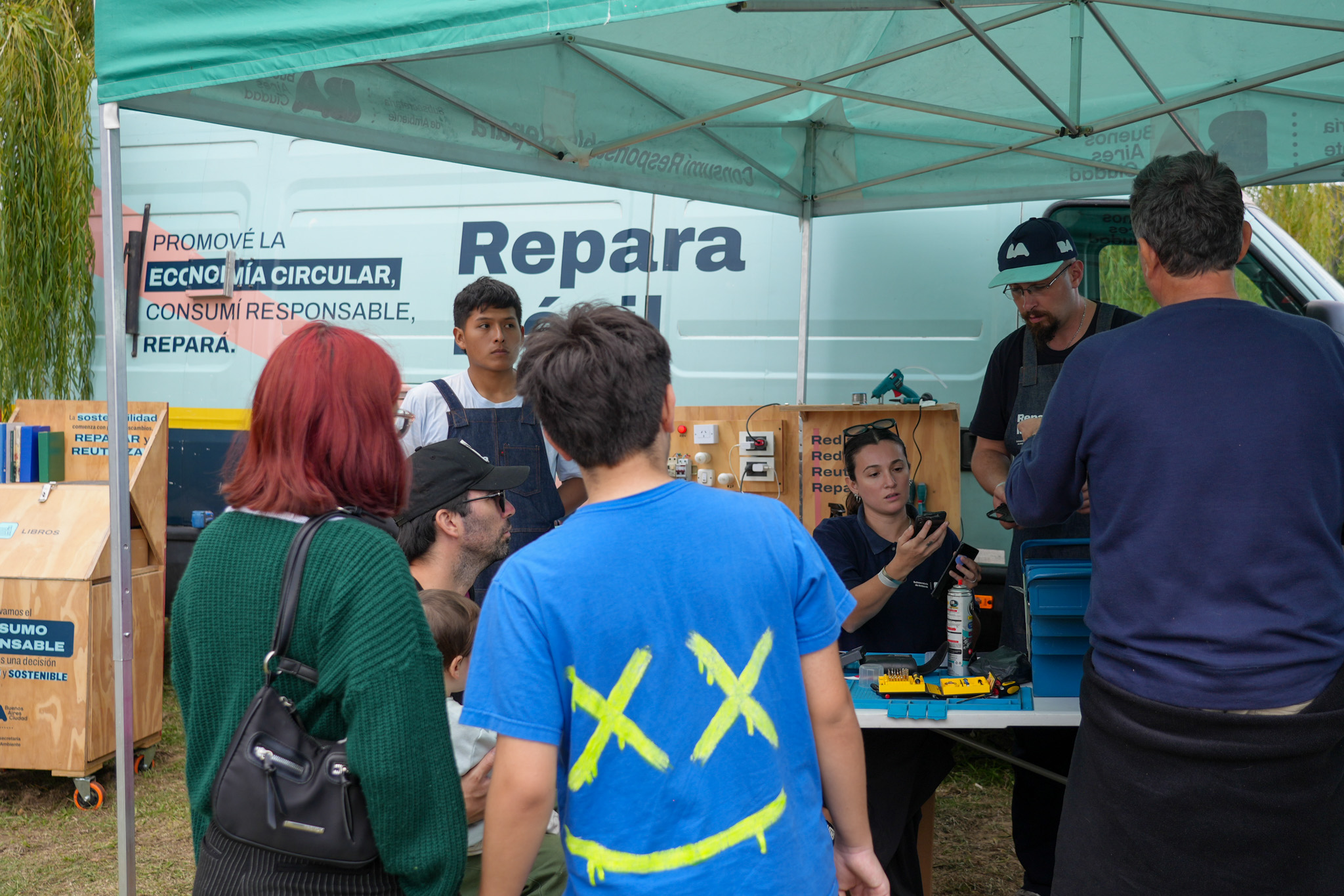 El Repara Móvil llega al Club All Boys con un taller gratuito para arreglar bicicletas y pequeños electrodomésticos