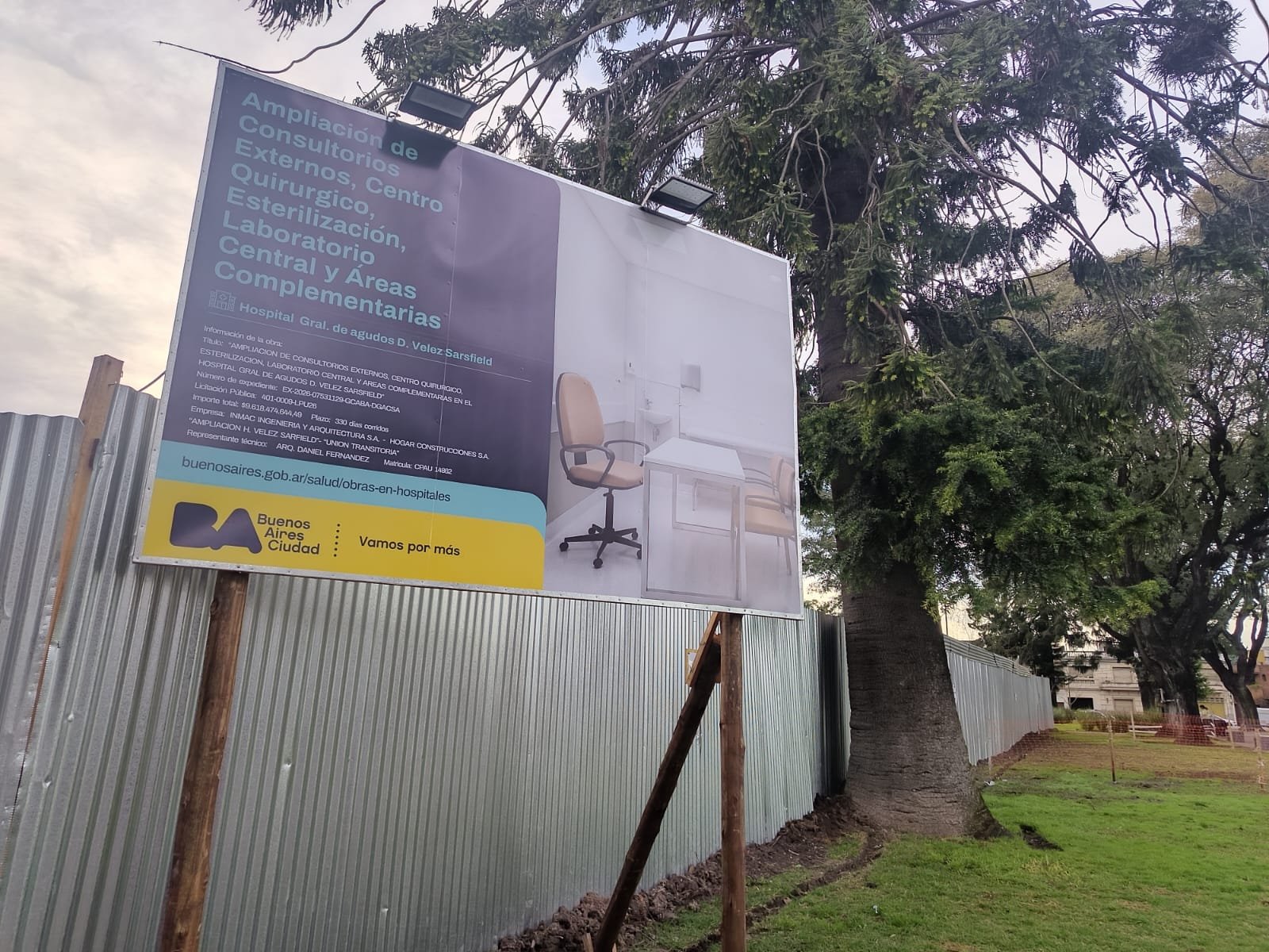 Se agranda el Hospital de Agudos Vélez Sarsfield
